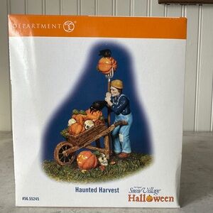 Dept 56 Snow Village Halloween Haunted Harvest New Accessory Farmer 56.55245